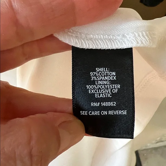 Torrid 4X New w Tag White Midi Poplin Shirred Bodice Fit N' Flare Dress - Picture 8 of 12